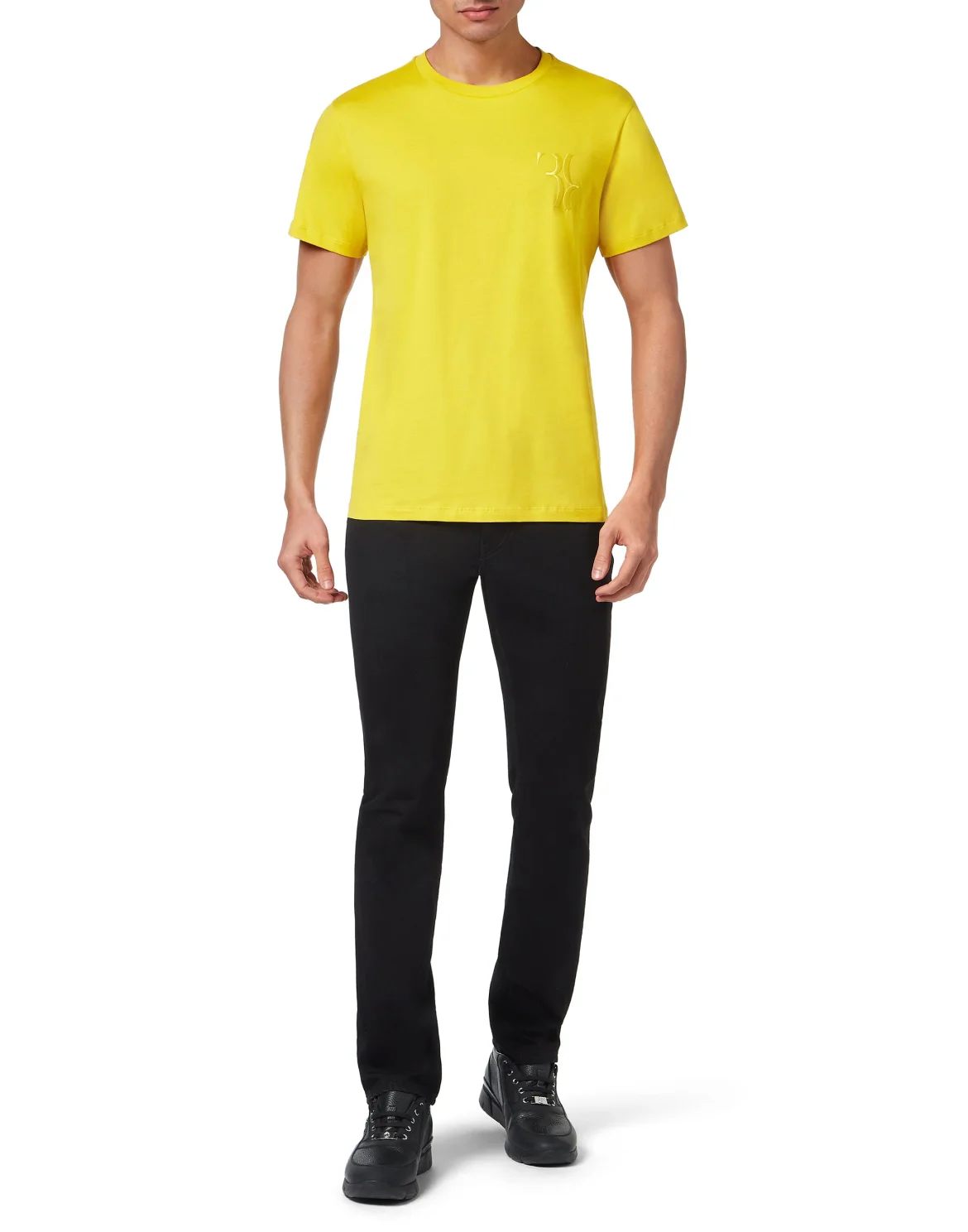 Jersey T-shirt Round Neck SS, цвет: Желтый