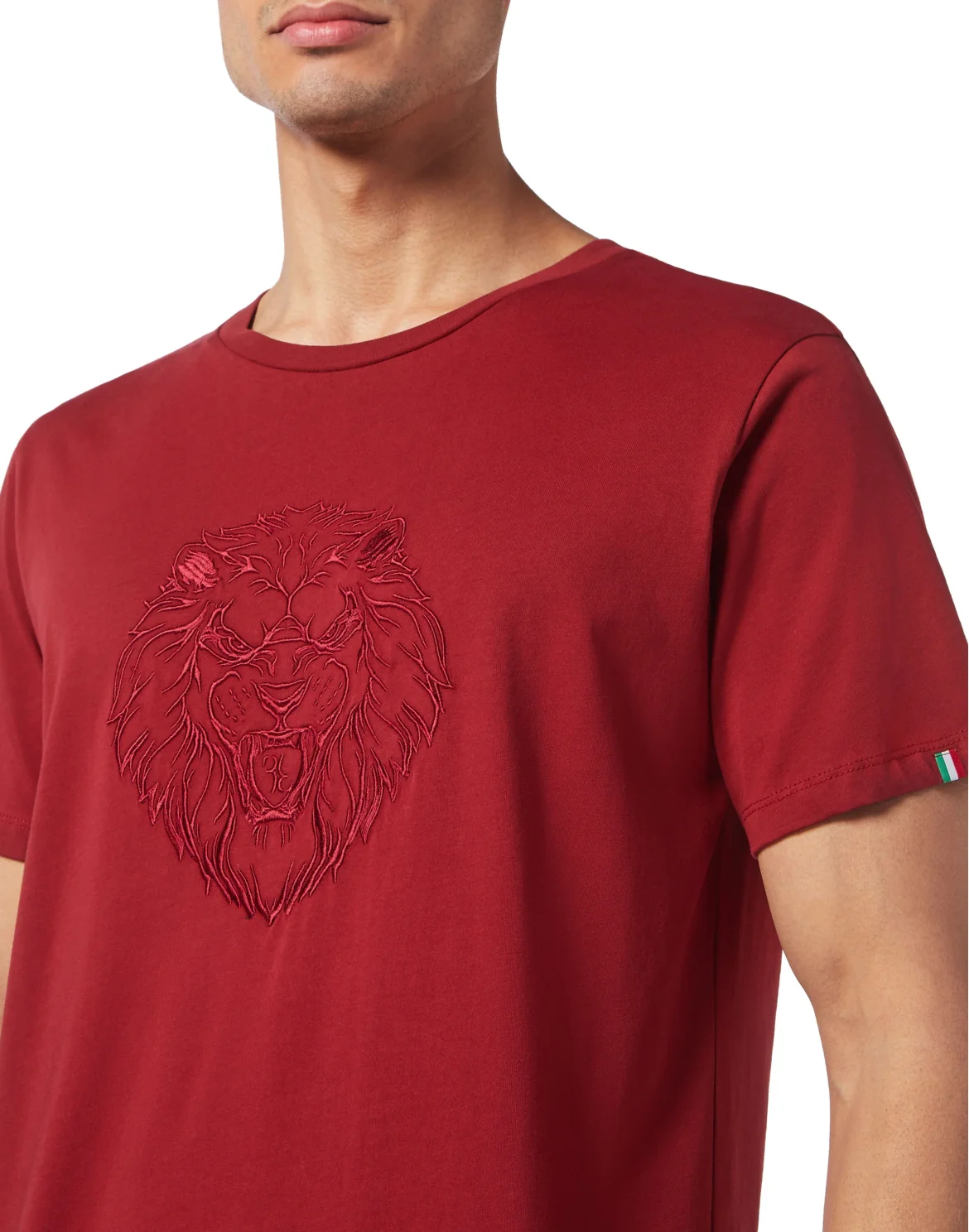 Jersey T-shirt Round Neck SS, цвет: Красный