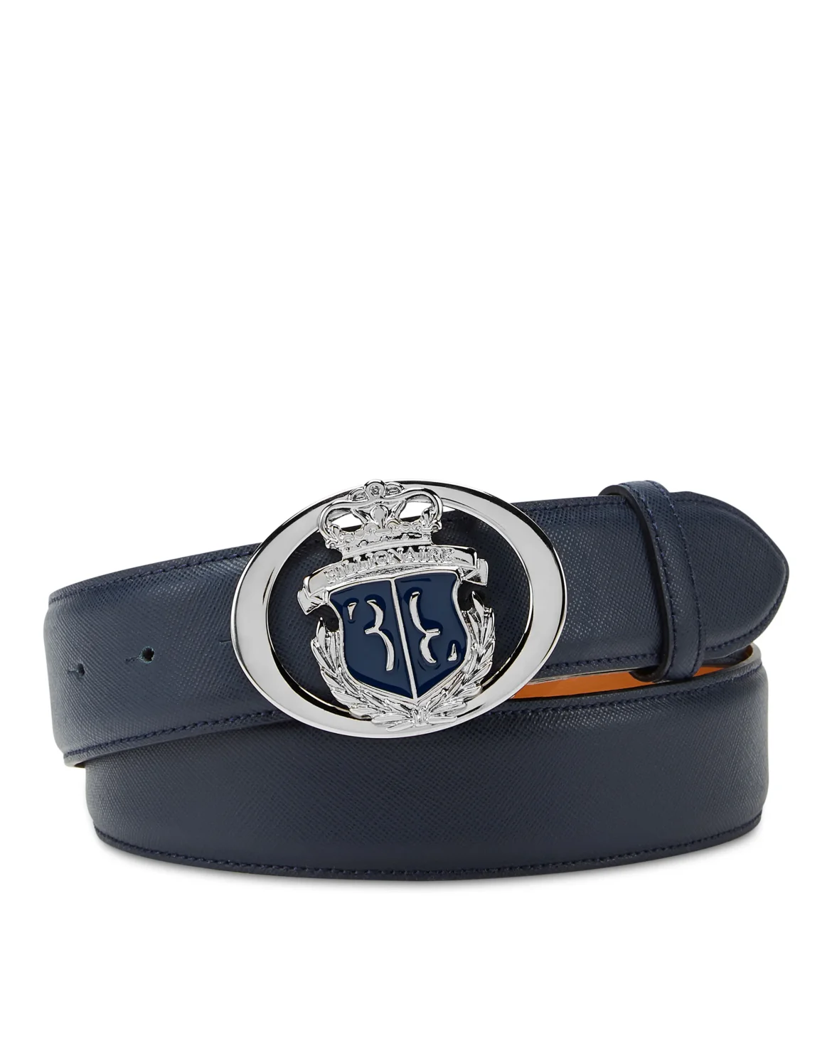 Saffiano Leather Belt, цвет: Синий