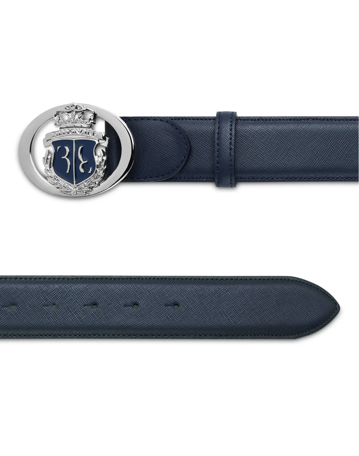 Saffiano Leather Belt, цвет: Синий