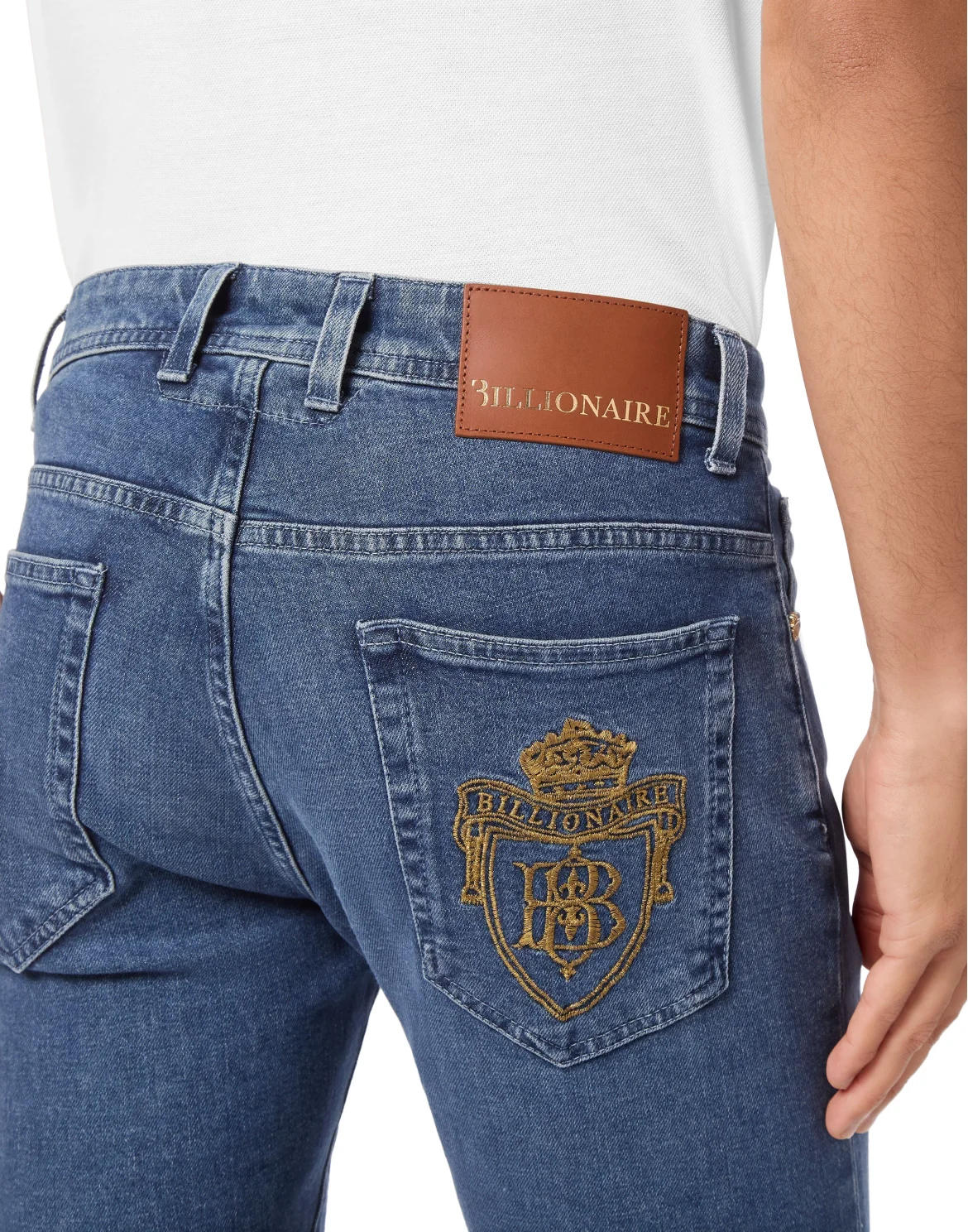 Super Straight Cut Trousers, цвет: Синий