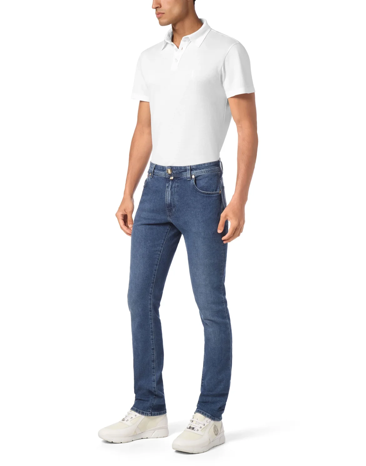 Super Straight Cut Trousers, цвет: Синий