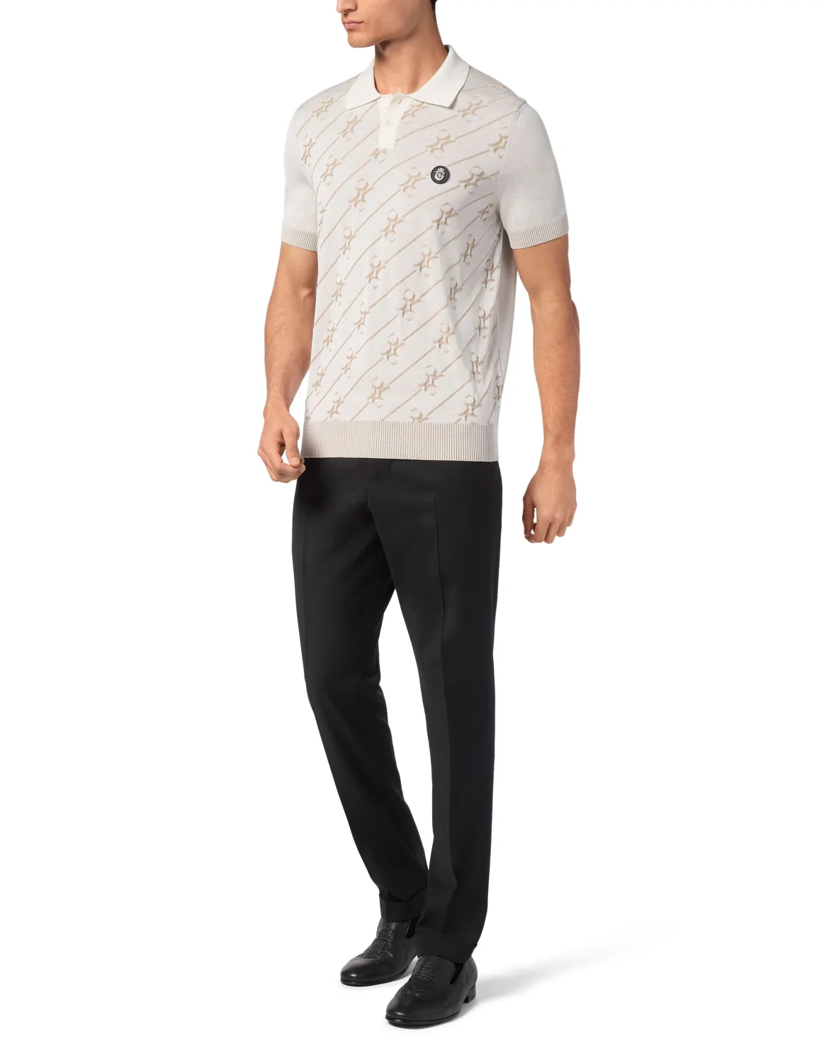 Silk Polo Shirt SS, цвет: Белый