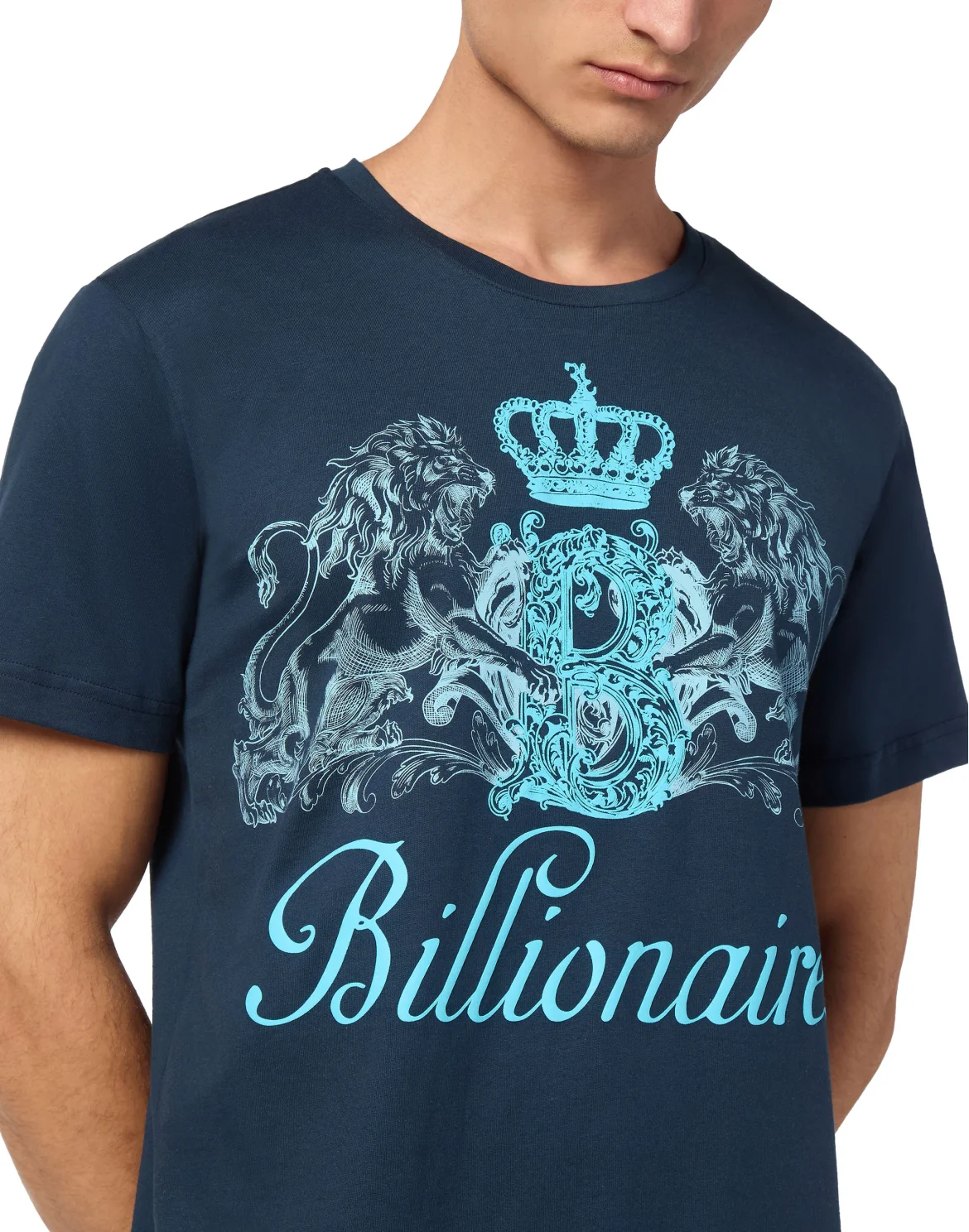 T-shirt Round Neck SS, цвет: Синий