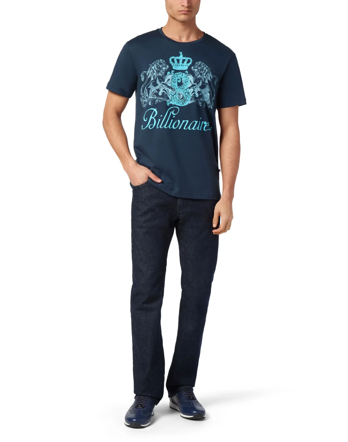 T-shirt Round Neck SS, цвет: Синий