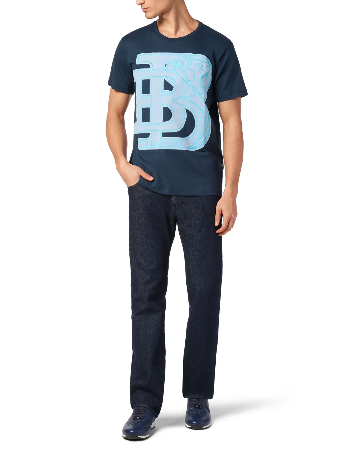 T-shirt Round Neck SS, цвет: Синий