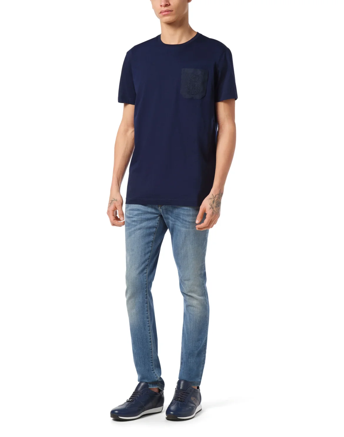 T-shirt Round Neck SS Crest, цвет: Синий