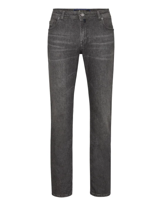Denim Super Straight Cut Trousers