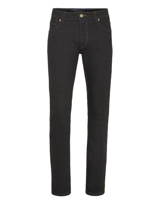 Denim Super Straight Cut Trousers