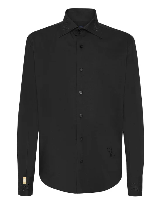 Shirt Gold Cut LS Silk