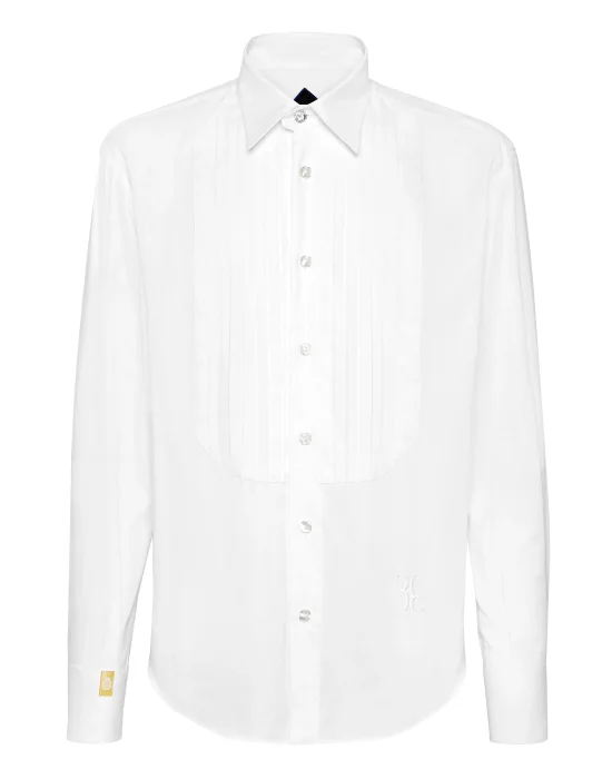 Shirt Gold Cut LS Silk