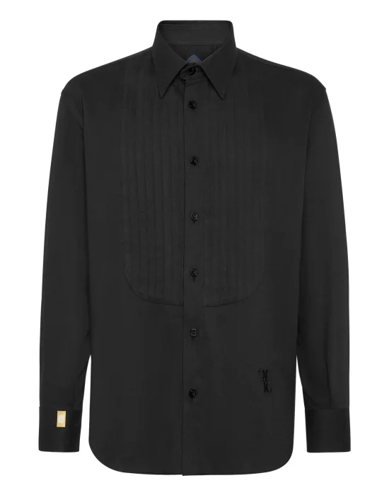 Shirt Gold Cut LS Silk