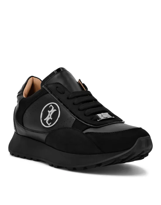 Crocco Printed Leather Lo-Top Sneakers