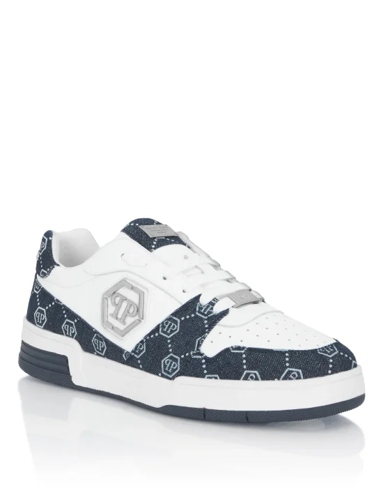 Low-Top Sneakers P-Force Denim Monogram