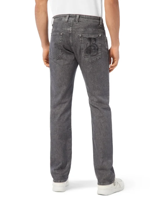 Denim Regular Fit Trousers