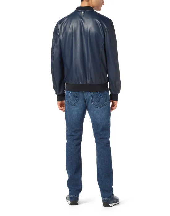 Nappa Leather Bomber LS