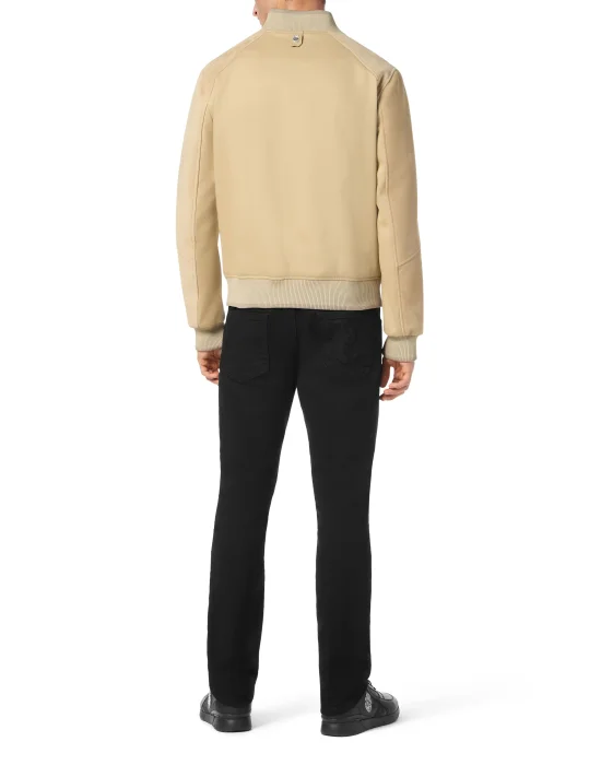 Cotton/Suede Jacket LS