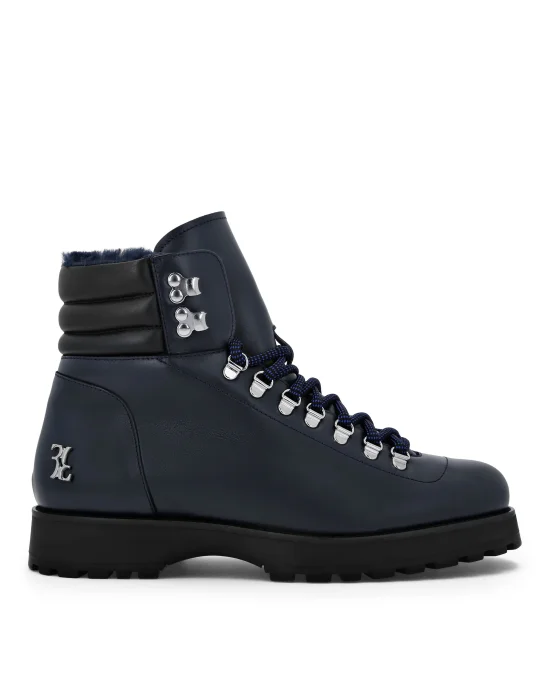 Leather/Fur Low Boots