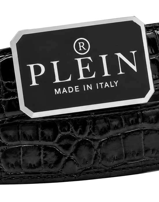 Leather Belt Plein Made In Italy Cocco